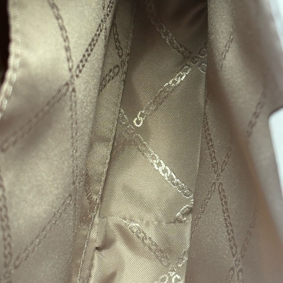 Michael Kors Cream Monogram Crossbody Bag - Picture 9 of 12